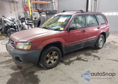 2004 Subaru Forester 2.5X из США, поврежденный, VIN JF1SG63634H734376